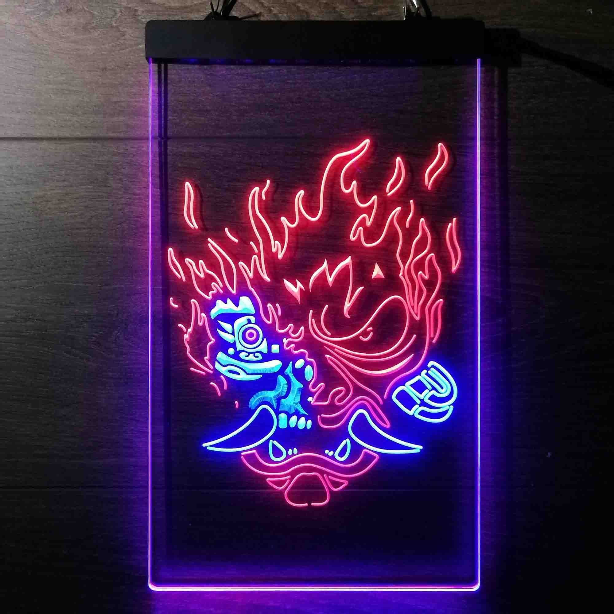 Cyberpunk 2077 Night City Samurai Dual LED Neon Light Sign